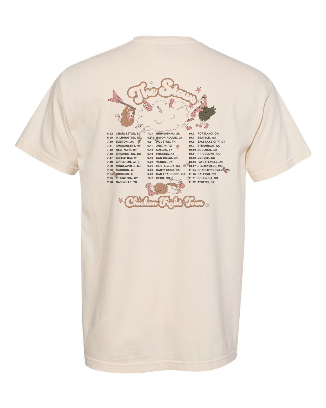 Chicken Fight Tour Tee