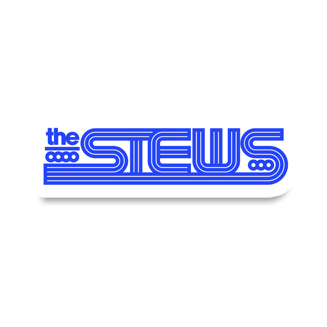 Stews Blue Stickers